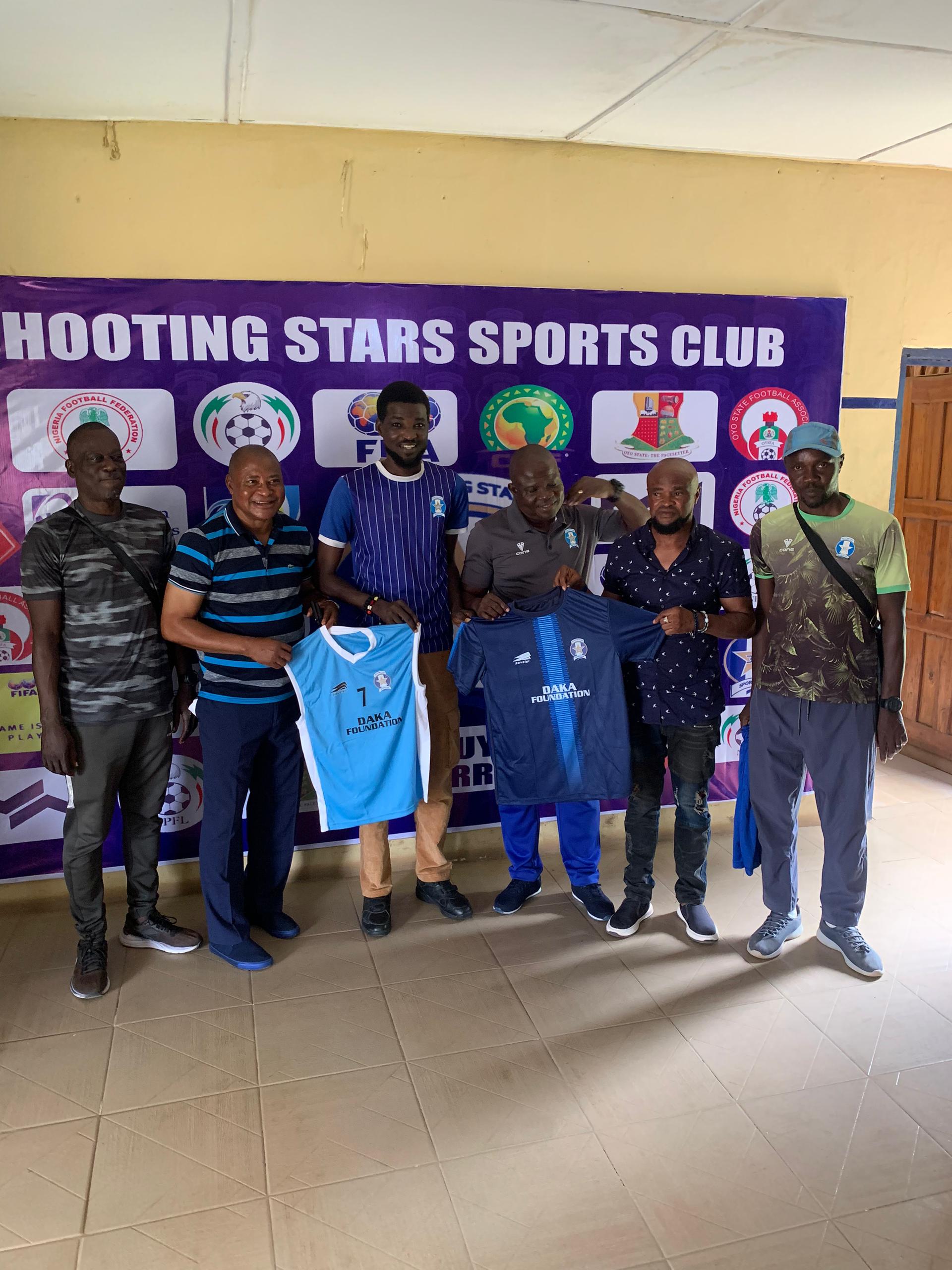 Shooting Stars Jersey Presentation